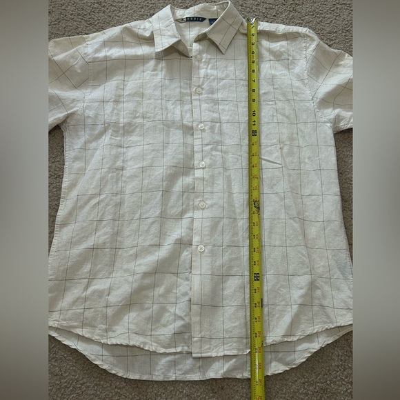 Hobie Men’s Medium Cotton Linen Blend Button Shirt NWT - Picture 7 of 7